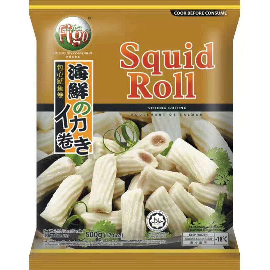 FIGO 包心鱿鱼卷 SQUID ROLL | SOTONG GULUNG (500G X 20PKT)