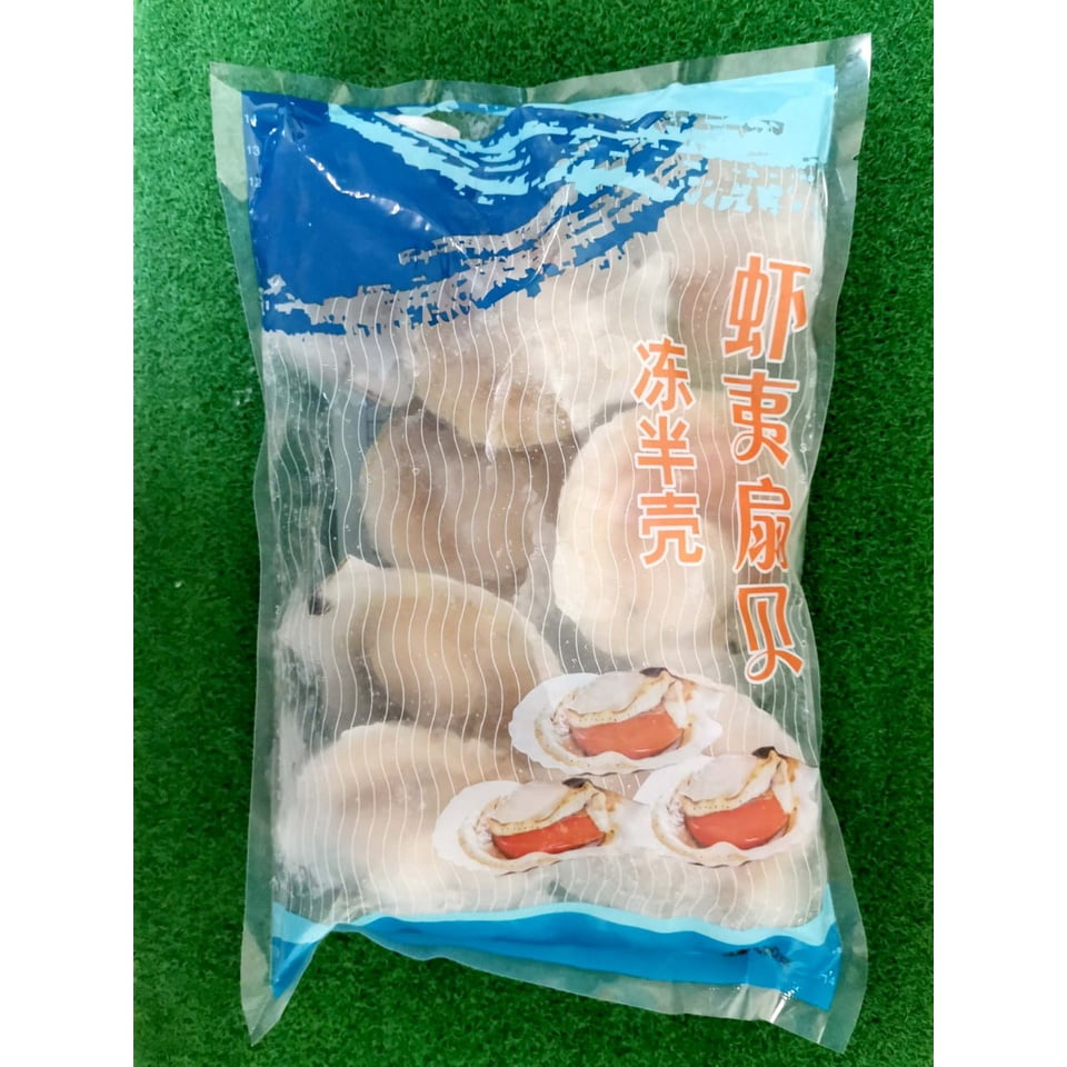 中国扇贝 CHINA SCALLOP 9-10CM ( 1KG X 10PKT)( 7-8PCS)