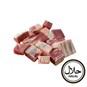 AUSTRALIA MUTTON CUBE BONE IN ( 20KG PERCTN ) CUBE 1 INCH