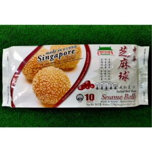 中华咸红豆沙芝麻球 CHINATOWN SALTED RED BEAN SESAME BALLS 10PCS ( 228G )