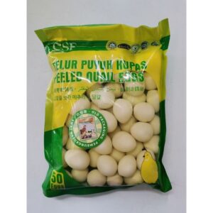 去壳熟鹌鹑蛋 TELOR PUYUH KUPAS | 50PCS