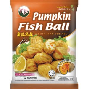 FIGO 金瓜鱼丸PUMPKIN FISH BALL (500G X 20PKT)