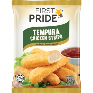 天妇罗原味鸡肉条 FIRST PRIDE TEMPURA CHICKEN STRIPS (500G X 20PKT)