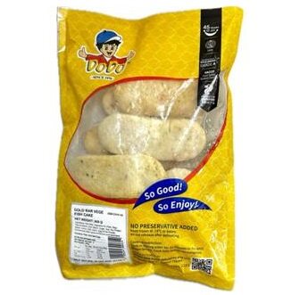 蔬菜鱼条 DODO GOLD BAR VEGE FISH CAKE 10PCS ( 800G X 10PKT )