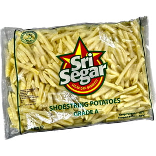 SRI SEGAR FRENCH FRIES - SHOESTRING 无牙薯条 BELGIUM 1KG X 10PKT