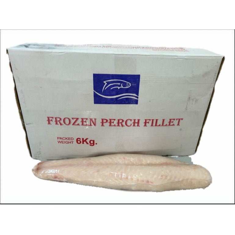 鲈鱼片 FROZEN PERCH FILLET 30% GLAZING - 6KG PERCTN