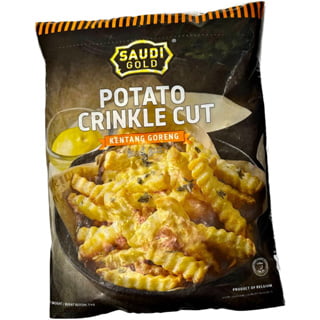 SAUDI GOLD 牙薯条 POTATO CRINKLE CUT 1KG X 10PKT ( BELGIUM )