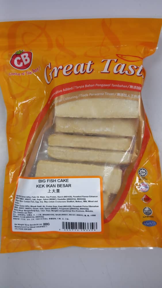上大果 CB BIG FISH CAKE 15PCS± ( 800Gx12PKT )